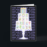 Mah Jongg Cake Birthday Card<br><div class="desc">Surprise your Mah Jongg friends with this delicious birthday greeting. Available on cards,  a magnet,  a plaque and more.</div>