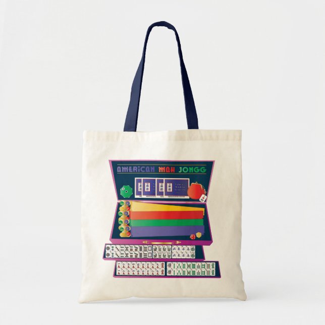 Mah Jongg Case Tote Bag (Front)
