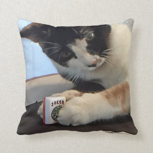 Mah Jongg Cat and Dogs Pillow