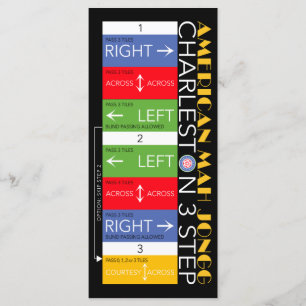 Mah Jongg Charleston Flat Card 2