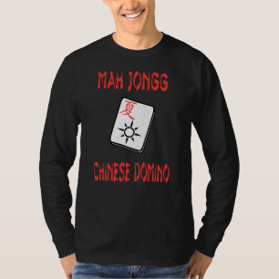 Mah Jongg Chinese Domino Game Ameican Mah Jong App T-Shirt