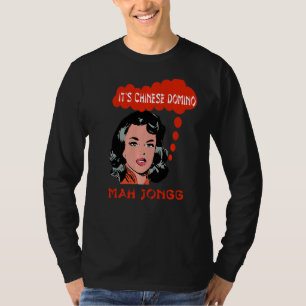 Mah Jongg Chinese Domino Game Ameican Mah Jong App T-Shirt