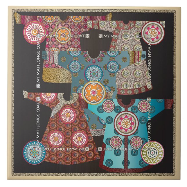 Mah Jongg Coat Tile (Front)