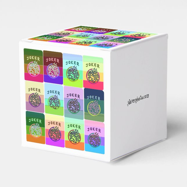 Mah Jongg Coloured Joker Box (Front Side)