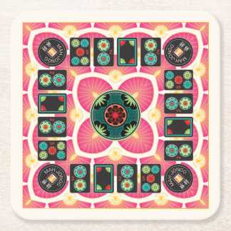 Mah Jongg Fan 2025 Coasters