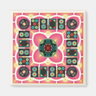 Mah Jongg Fan 2025 Magnet