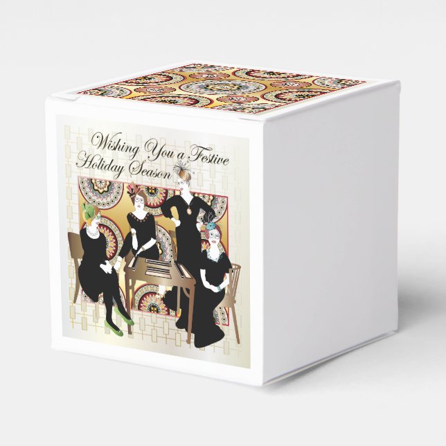 Mah Jongg Festive Favour Box (Front Side)