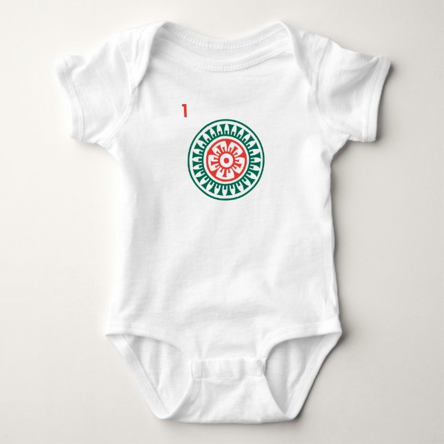 Mah Jongg First Birthday Bodysuit (Front)