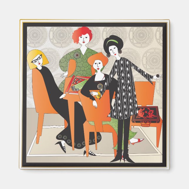 Mah Jongg Game Magnet (Front)