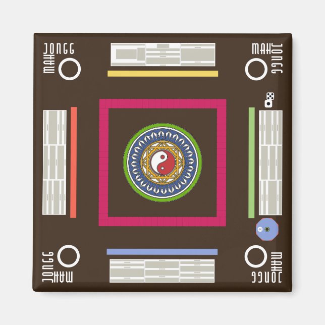 Mah Jongg Game Magnet (Front)