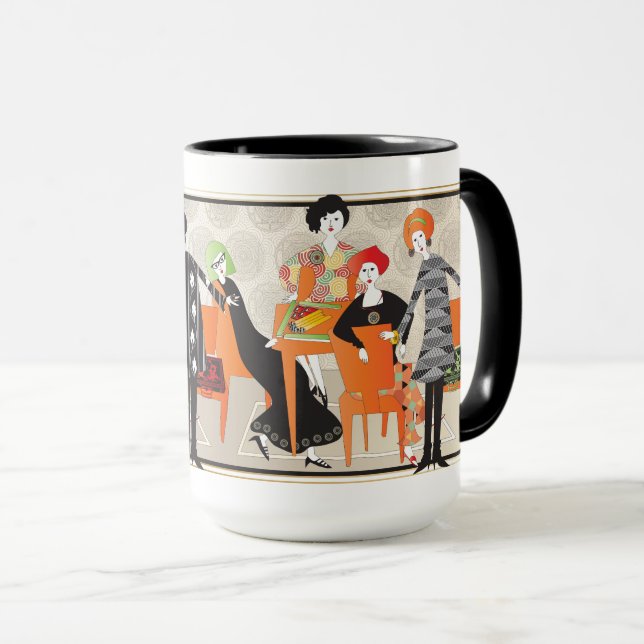 Mah Jongg Game Mug (Front Right)