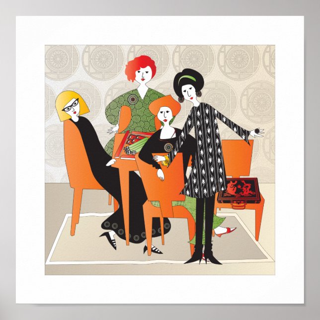 Mah Jongg Game Poster (Front)