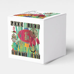 Mah Jongg Good Luck Happy Day Favour Box
