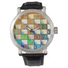 Mah Jongg Graphic Tiles Watch