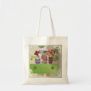 Mah Jongg Green Table Tote Bag