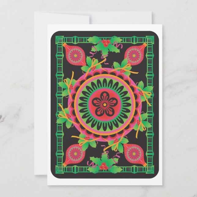 Mah Jongg Greetings Flat Card (Front)