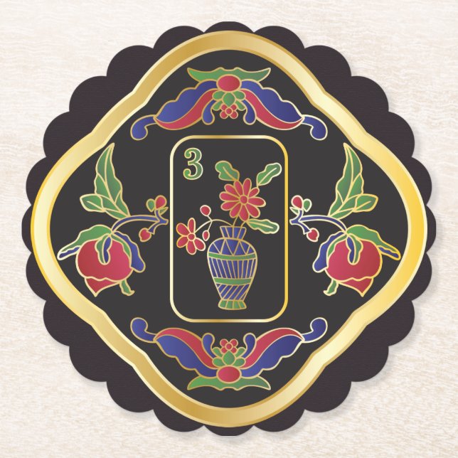 Mah Jongg Jewellery Coasters (Front)