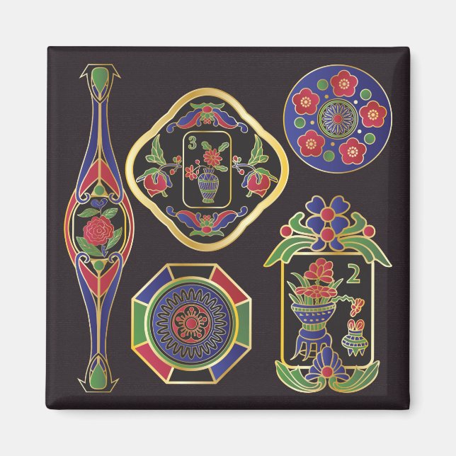 Mah Jongg Jewellery Magnet (Front)