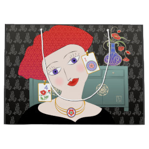 Mah Jongg Lady 01 Gift Bag