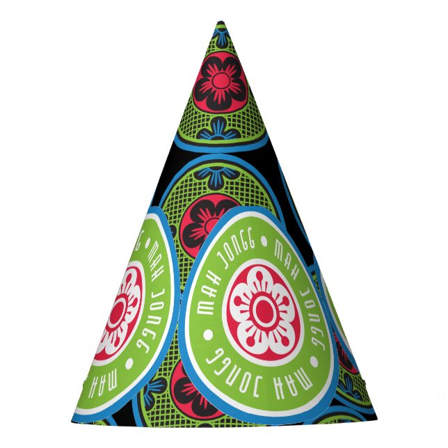 Mah Jongg Logo Party Hat (Front)