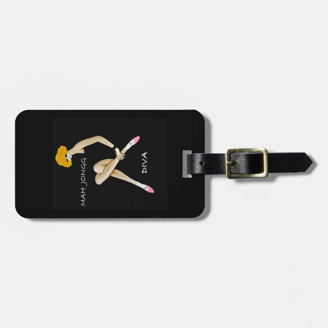 Mah Jongg Luggage Tag (Front Horizontal)