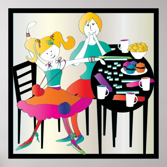 Mah Jongg Mother's Day 2 Poster (Front)