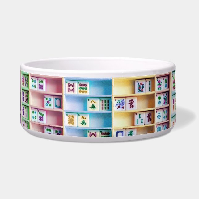 Mah Jongg Pet Bowl (Front)