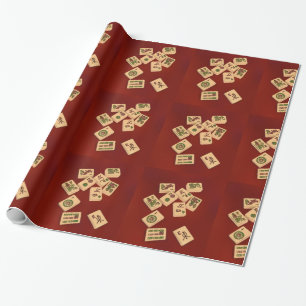 Mah Jongg Play Wrapping Paper