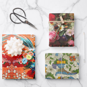 Mah Jongg, Positano and Fleuresse Wrapping Paper Sheet