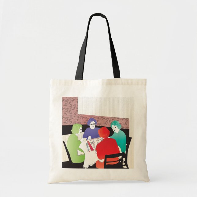 Mah Jongg Retro2 Tote Bag (Front)