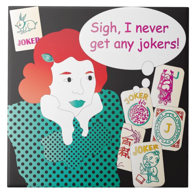 Mah Jongg Sayings Jokers2 Tile (Front)