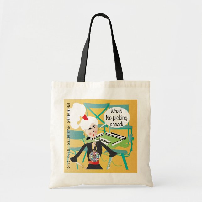 Mah Jongg Sayings Picking Ahead Tote Bag (Front)