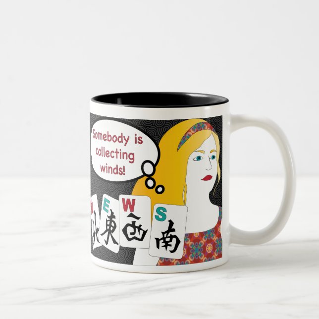 Mah Jongg Sayings Winds MUG (Right)