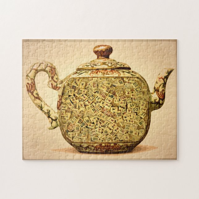 Mah Jongg Tea Pot Puzzle (Horizontal)