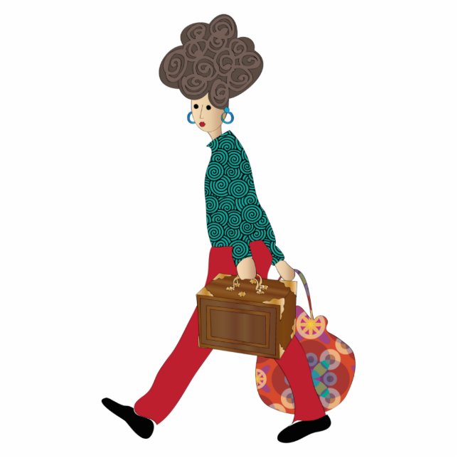 Mah Jongg The Mahj Madame Cut Out (Front)