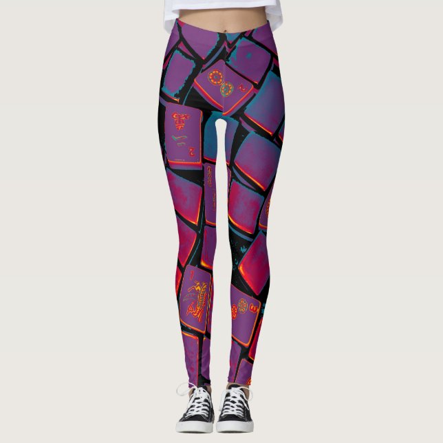 Mah Jongg Tile Leggings (Front)