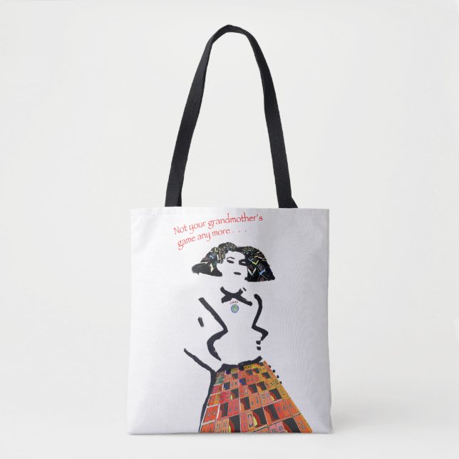 Mah Jongg Tote Bag for the Modern Woman (Front)