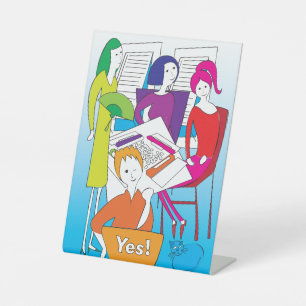 Mah Jongg Yes Table Sign