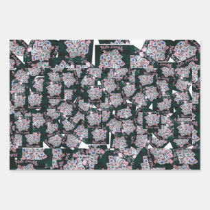 MAH JONNGG WRAPPING PAPER-MAH JONGG IS MY PASSION PAPER SHEET