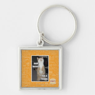 Mah tummy has a happy key ring