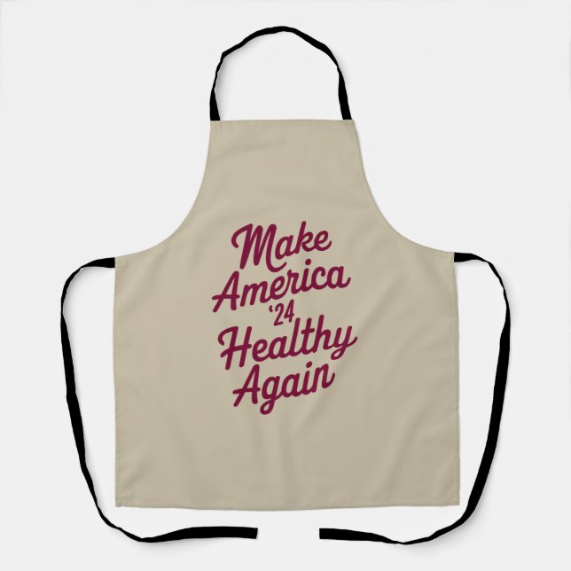 MAHA Make America Healthy Again Patriotic Apron (Front)