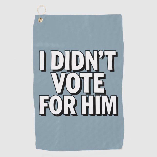 MAHA Make America Healthy Again Patriotic Golf Towel (Front)