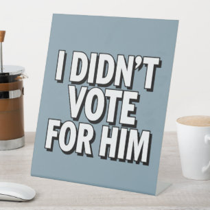 MAHA Make America Healthy Again Patriotic Pedestal Sign