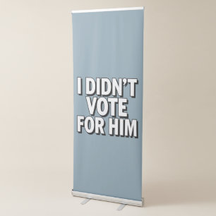 MAHA Make America Healthy Again Patriotic Retractable Banner