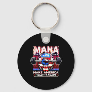Maha Make America Healthy Again Trump Kennedy 2024 Key Ring