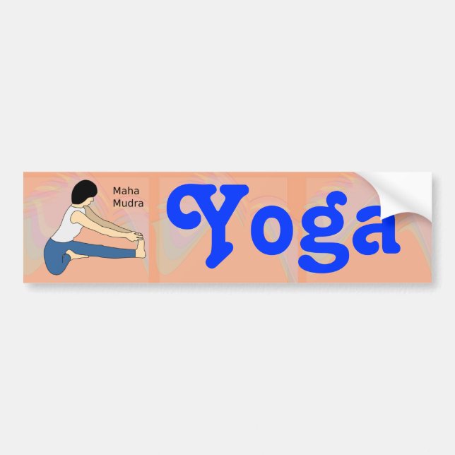 Maha_Mudra Yoga bumper sticker (Front)