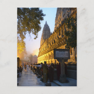 Mahabodhi Buddhist Temple Bodh Gaya India Postcard