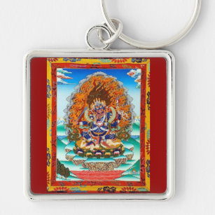 Mahakala Tibetan Buddhist Amulet Key Ring