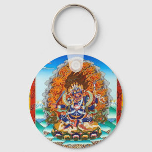 Mahakala Tibetan Buddhist Protector Deity Key Ring