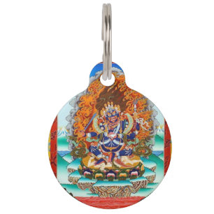 Mahakala Tibetan Buddhist Protector Deity Pet Tag